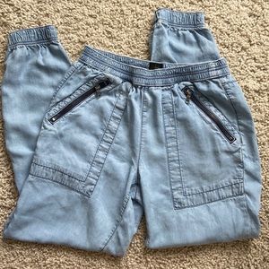 Light Blue Women's Jogger Track Pants